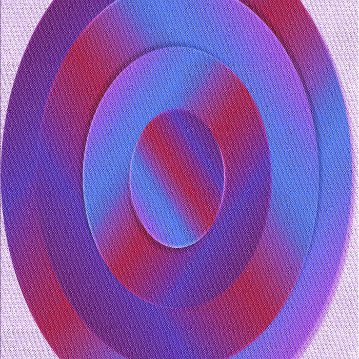 Machine Washable Transitional Purple Mimosa Purple Rug, wshpat3852pur