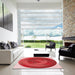 Machine Washable Transitional Pastel Red Pink Rug in a Kitchen, wshpat3852rd