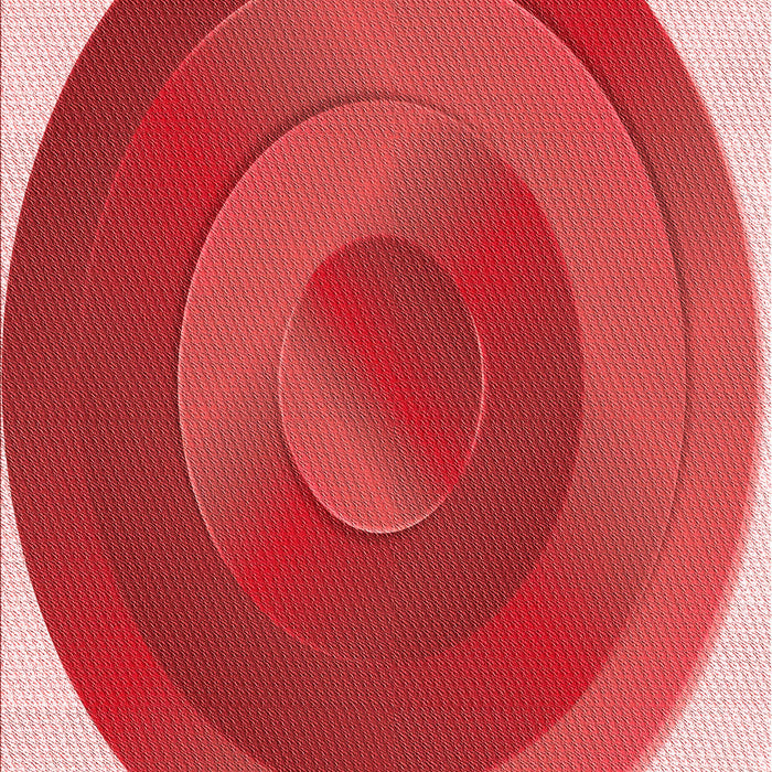 Patterned Pastel Red Pink Rug, pat3852rd