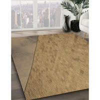 Patterned Sienna Brown Rug, pat3853brn