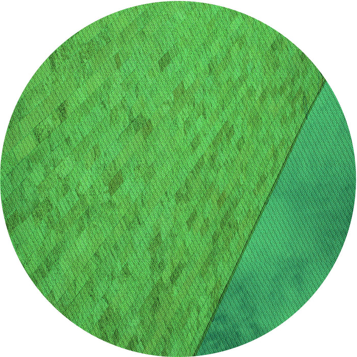 Square Patterned Neon Green Rug, pat3853grn