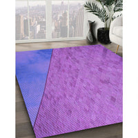 Patterned Purple Rug, pat3853pur