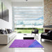 Machine Washable Transitional Purple Rug in a Kitchen, wshpat3853pur