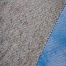 Sideview of Machine Washable Transitional Blue Gray Rug, wshpat3853