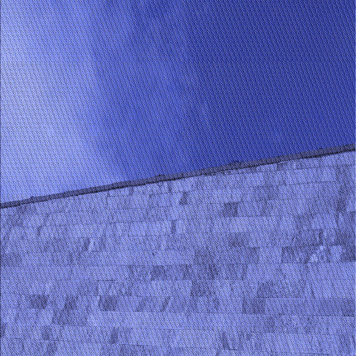 Machine Washable Transitional Sky Blue Rug, wshpat3854blu