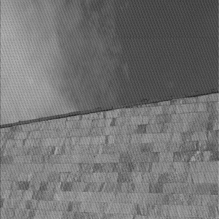 Machine Washable Transitional Gunmetal Gray Rug, wshpat3854gry