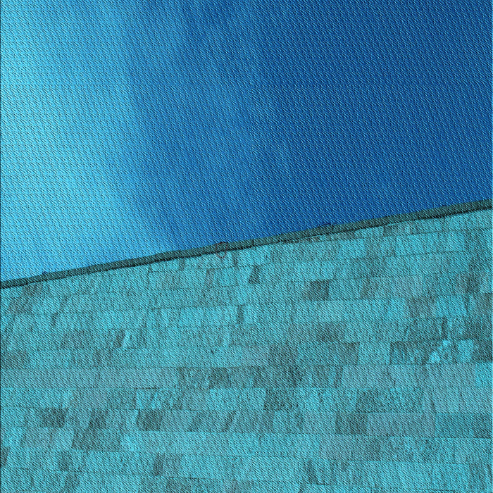 Patterned Bright Navy Blue Rug, pat3854lblu