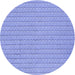 Square Machine Washable Transitional Light Slate Blue Rug in a Living Room, wshpat3855blu