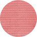 Square Machine Washable Transitional Light Coral Pink Rug in a Living Room, wshpat3855rd