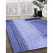 Machine Washable Transitional Jeans Blue Rug in a Family Room, wshpat3856blu