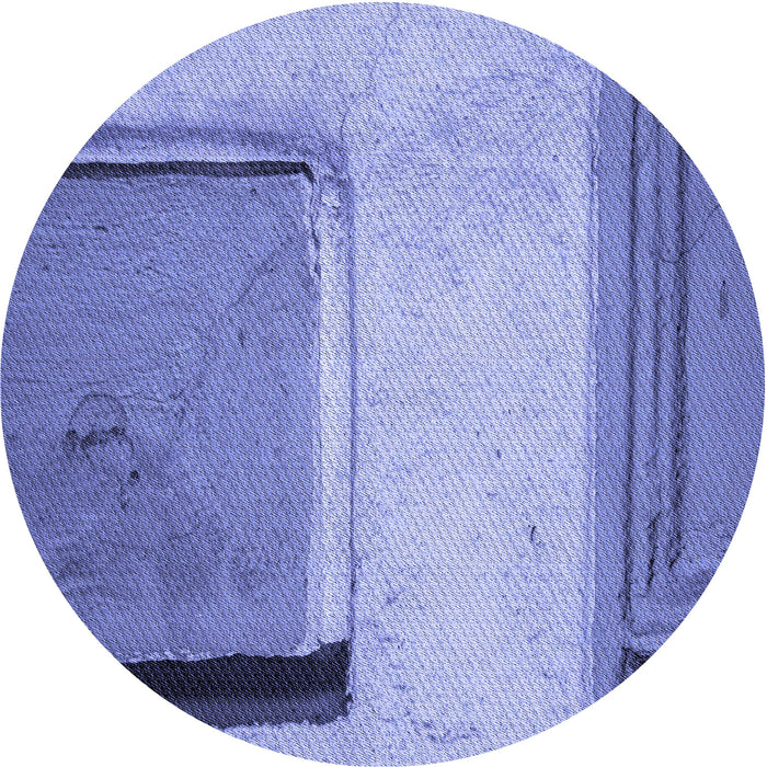 Square Patterned Jeans Blue Rug, pat3856blu