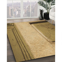 Patterned Orange Rug, pat3856brn