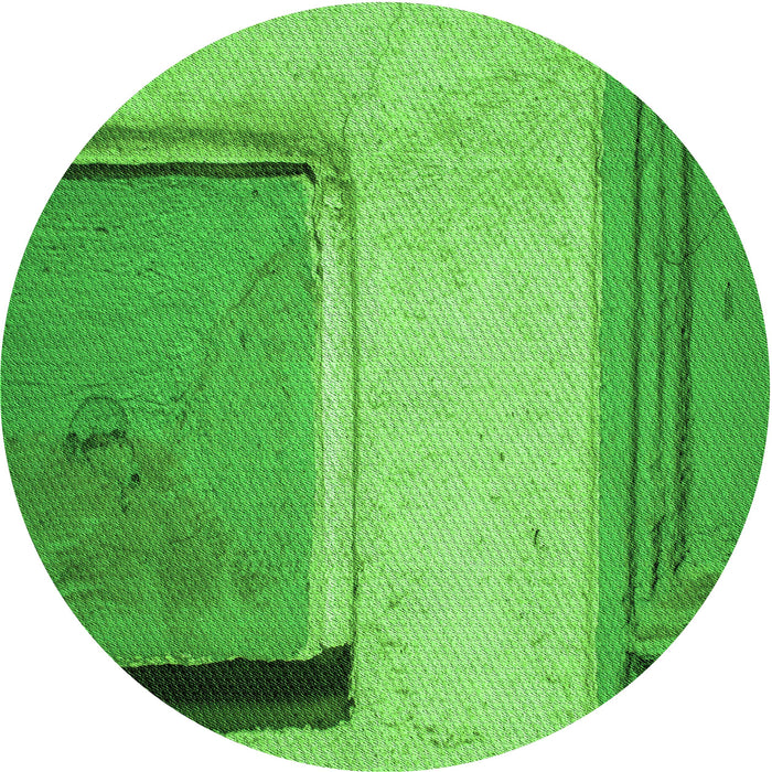 Square Patterned Emerald Green Rug, pat3856grn