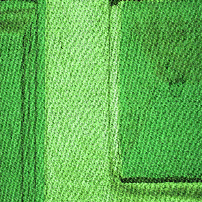 Patterned Emerald Green Rug, pat3856grn