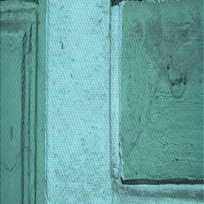 Machine Washable Transitional Diamond Blue Rug, wshpat3856lblu