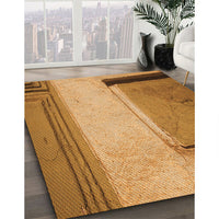 Patterned Orange Rug, pat3856org