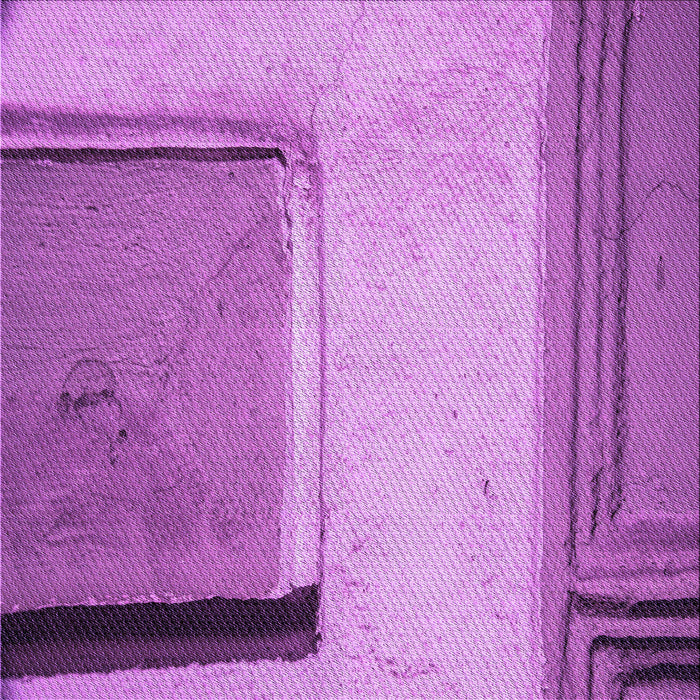 Round Patterned Violet Purple Rug, pat3856pur