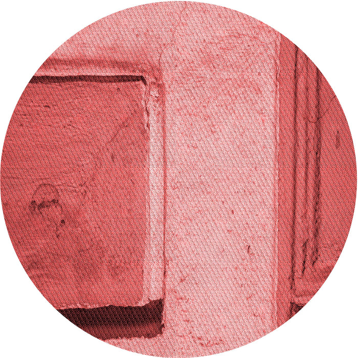 Square Patterned Red Rug, pat3856rd