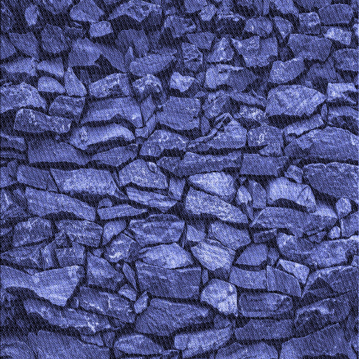 Patterned Midnight Blue Rug, pat3857blu