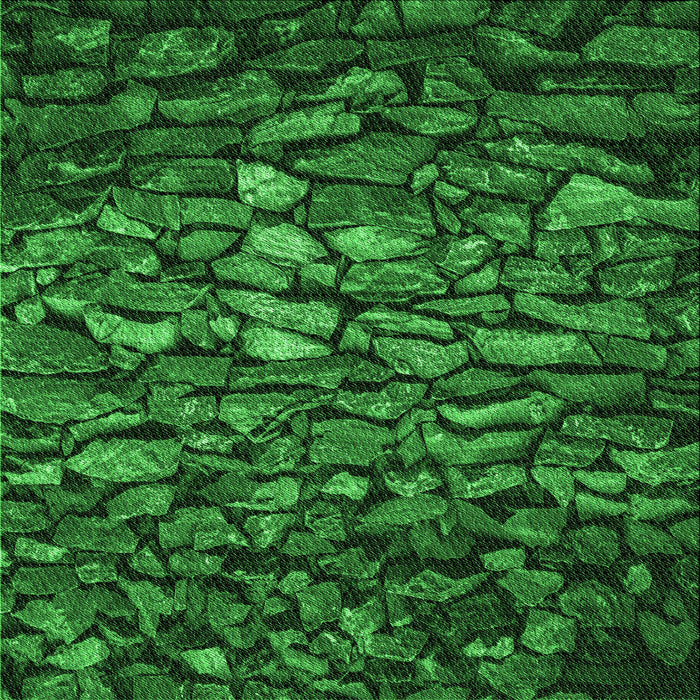 Round Machine Washable Transitional Deep Emerald Green Rug, wshpat3857grn