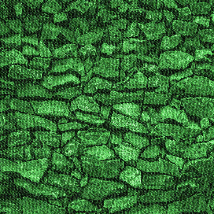 Machine Washable Transitional Deep Emerald Green Rug, wshpat3857grn
