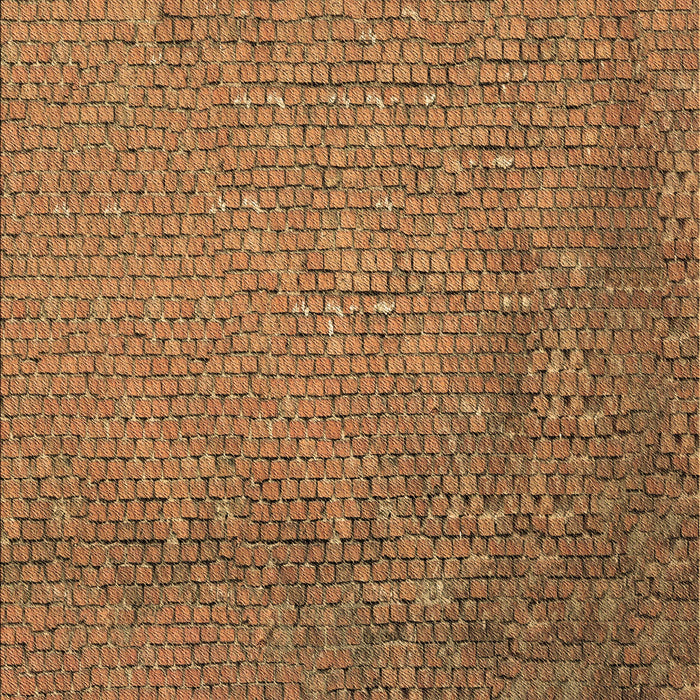 Patterned Saddle Brown Rug, pat3858brn