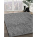 Machine Washable Transitional Grey Gray Rug in a Family Room, wshpat3858gry