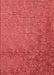 Machine Washable Transitional Red Rug, wshpat3858rd
