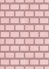 Machine Washable Transitional Pink Rug, wshpat3859rd