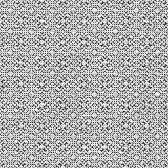 Square Patterned Platinum Gray Novelty Rug, pat385