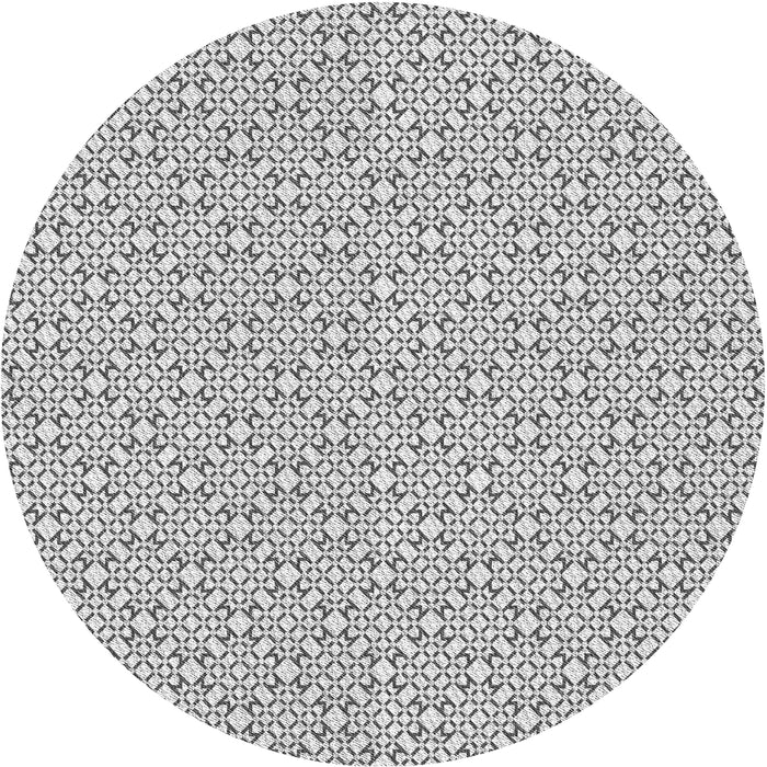 Square Machine Washable Transitional Platinum Gray Rug, wshpat385