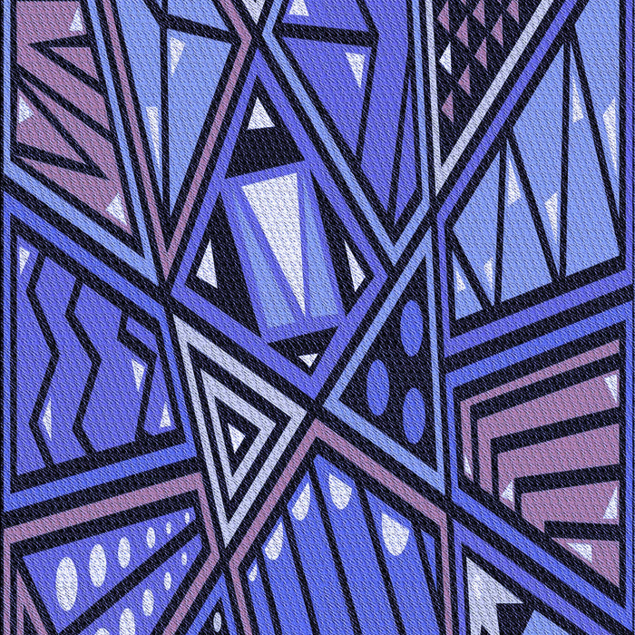 Patterned Light Slate Blue Rug, pat386blu