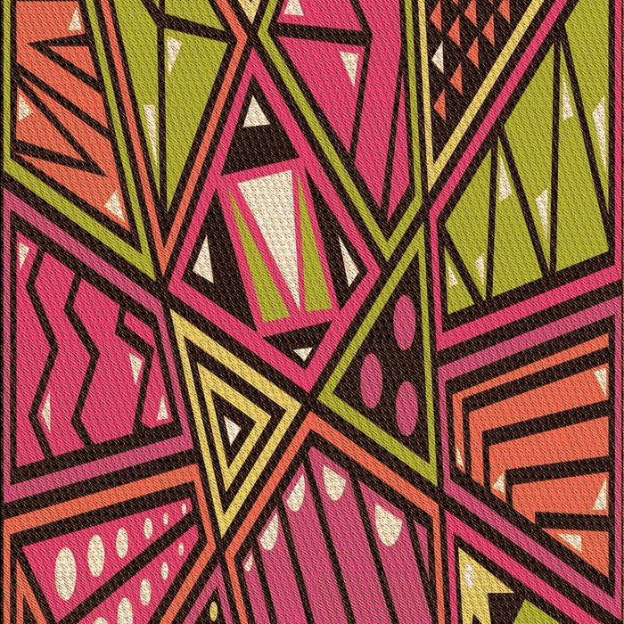 Patterned Burgundy Red Rug, pat386org