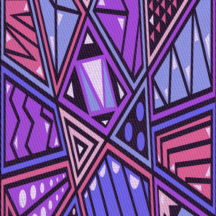 Patterned Purple Rug, pat386pur