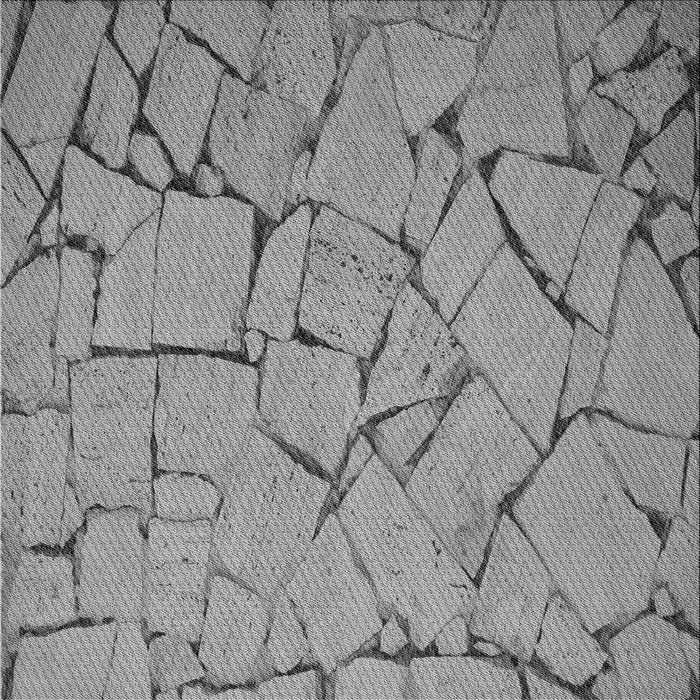 Round Patterned Smokey Gray Rug, pat3861gry