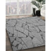 Patterned Smokey Gray Rug in Family Room, pat3861gry