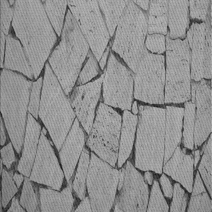 Machine Washable Transitional Smokey Gray Rug, wshpat3861gry