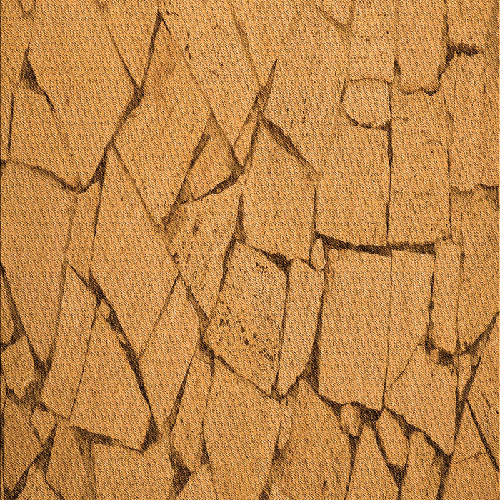 Patterned Dark Orange Rug, pat3861org