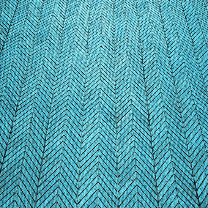 Patterned Dark Cyan Green Rug, pat3863lblu