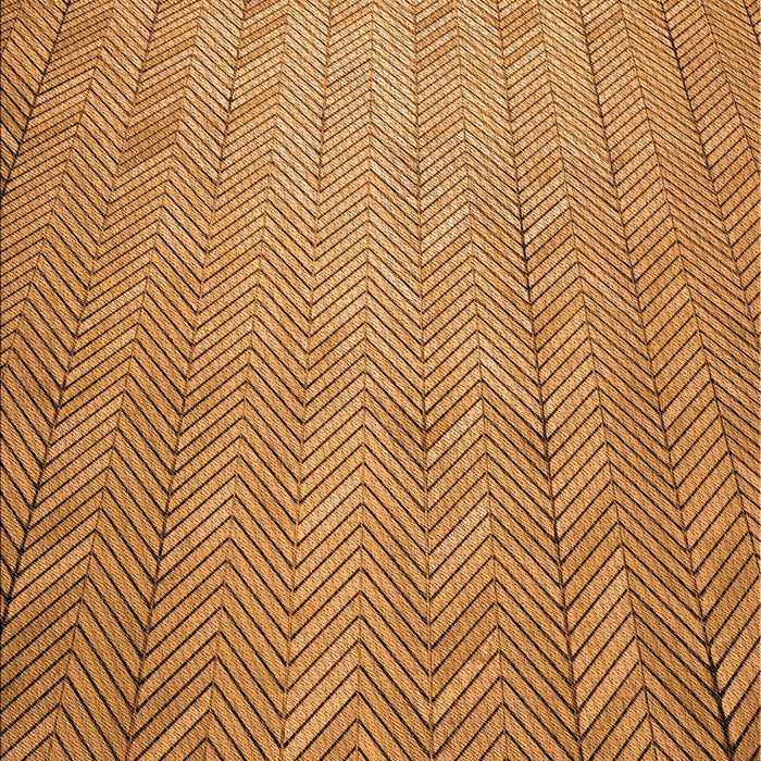 Patterned Mahogany Brown Rug, pat3863org