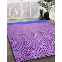 Patterned Purple Rug, pat3863pur