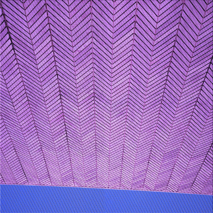 Round Patterned Purple Rug, pat3863pur