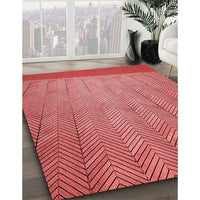 Patterned Red Rug, pat3863rd