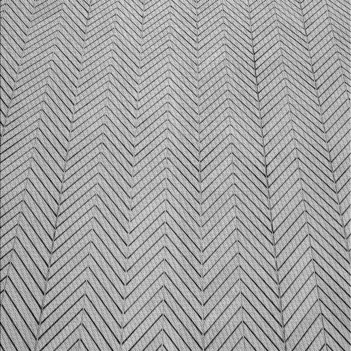 Machine Washable Transitional Platinum Gray Rug, wshpat3864gry