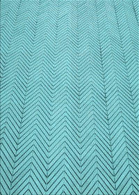 Machine Washable Transitional Light Sea Green Rug, wshpat3864lblu