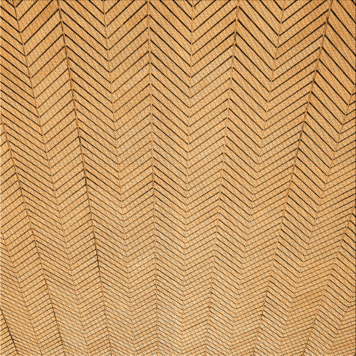 Round Patterned Yellow Orange Rug, pat3864org