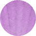 Square Machine Washable Transitional Pastel Purple Pink Rug in a Living Room, wshpat3864pur