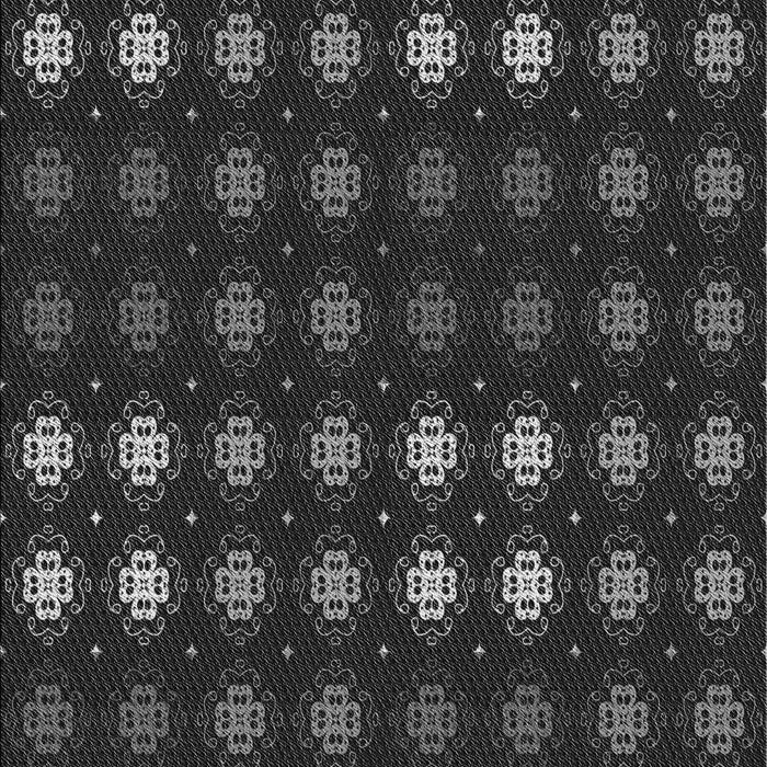 Patterned Midnight Gray Rug, pat3865gry