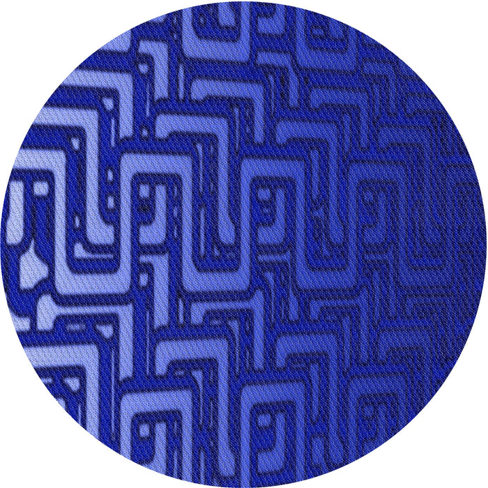 Square Machine Washable Transitional Blue Rug in a Living Room, wshpat3866blu