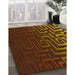 Machine Washable Transitional Maroon Red Rug in a Family Room, wshpat3866yw